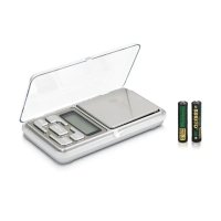 Ваги ювелірні електронні до 200 г BITEK BT-1724 точність 0.01 г сріблястий