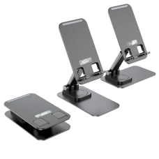 Тримач настільний Hoco PH50 Ivey folding rotatable desktop holder Black new