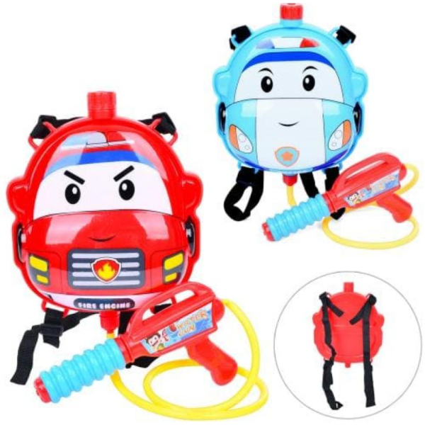 Водяний автомат 20,5см балон на плечі (поліція, пожежна) JC19-90-92 new