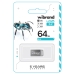 Флеш пам'ять USB 64 GB Wibrand Ant USB 3.2 Gen1 сріблястий Флеш пам'ять USB 64 GB Wibrand Ant USB 3.2 Gen1 сріблястий