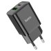 Зарядний блок живлення USB+Type-C HOCO N28 Founder 20 W 12 V 1.67 A чорний