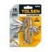 Мультитул 15в1 Tolsen нержавіюча сталь універсальний жовтий