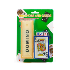 Ігровий набір 2в1 гральні карти доміно DM25547-7 колода 54 шт
