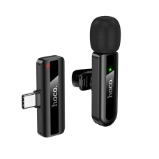 Бездротова мікрофонна система HOCO L20 Fair wireless microphone Type-C Black new