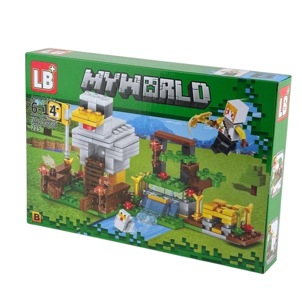 Конструктор Minecraft 1135 My World мікс