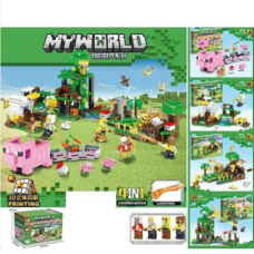 Конструктор Minecraft 1135 My World мікс