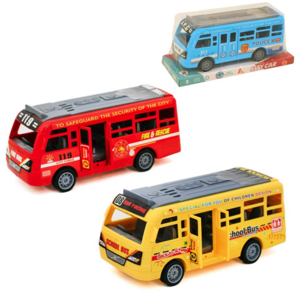 / Іграшка інерційна Автобус (XY331-09P)