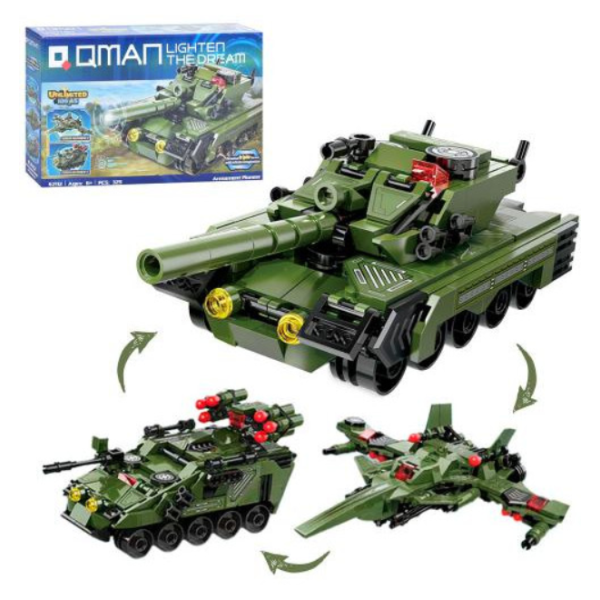 Конструктор Qman 42112 Військова техніка 329 деталей