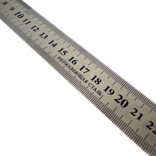 Лінійка канцелярська 100 см металева J.Otten SS100 сріблястий