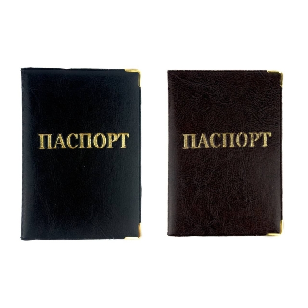 Обкладинка на паспорт шкірзам мікс