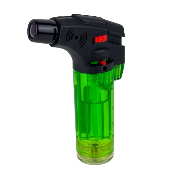 Запальничка пальник газова турбо H0196 п'єзовий підпал пластик мікс