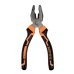 Плоскогубці комбіновані QW-6G 150 мм чорний з помаранчевим