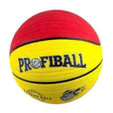 М'яч баскетбольний №7 Profiball EV3402 жовтий з червоним