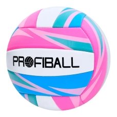 М'яч волейбольний №5 Profiball MS-3893 рожевий з блакитним