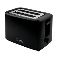 Тостер Dario DT1007 750 Вт 2 відділення чорний