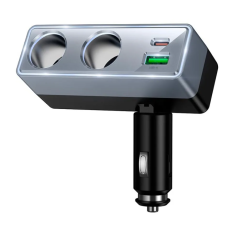 АЗП HOCO Z65B Smart dual cigarette lighter(PD48W/1A1C) car charger Black new
