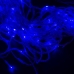 Світлодіодна гірлянда-завіса прозорий дріт 320 LED Magic Lights ліхтарики 3 х 3 м 8 режимів синій