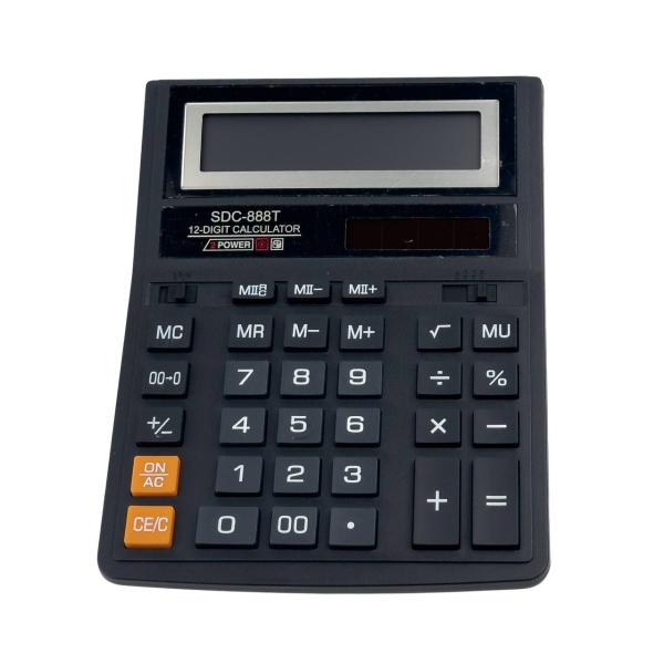 Калькулятор настільний SDC-888Т чорний