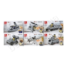 / Конструктор 23057 военный,транспорт,фигурки, от 68 деталей 19*12,5*5