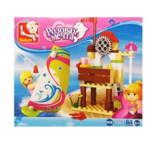 / Конструктор розовая мечта,серфинг-станция 84дет