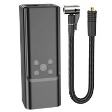 Автомобільний насос HOCO ZP7 Maddy portable smart air pump(5000mAh) Black new