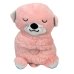 Інтерактивна іграшка-нічник Дихаюча Видра A788 зі звуковими та світловими ефектами 25 см рожевий Інтерактивна іграшка-нічник Дихаюча Видра A788 зі звуковими та світловими ефектами 25 см рожевий