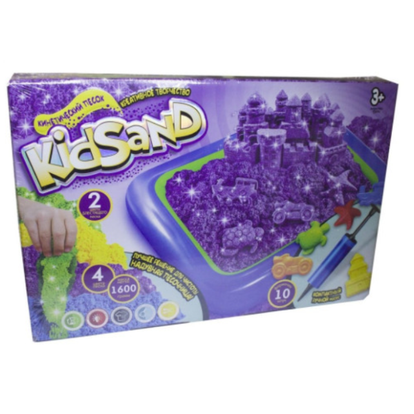/ Кінетичний пісок"KidSand" 1600г+пісочниця KS-02-01U