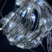 Світлодіодна гірлянда-завіса мідний дріт 200 LED Euro Led USB з пультом крапля 3 х 2 м білий