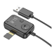 Bluetooth-ресивер BOROFONE BC49 June car USB AUX MicroSD чорний