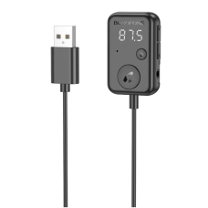 Bluetooth-ресивер BOROFONE BC49 June car USB AUX MicroSD чорний