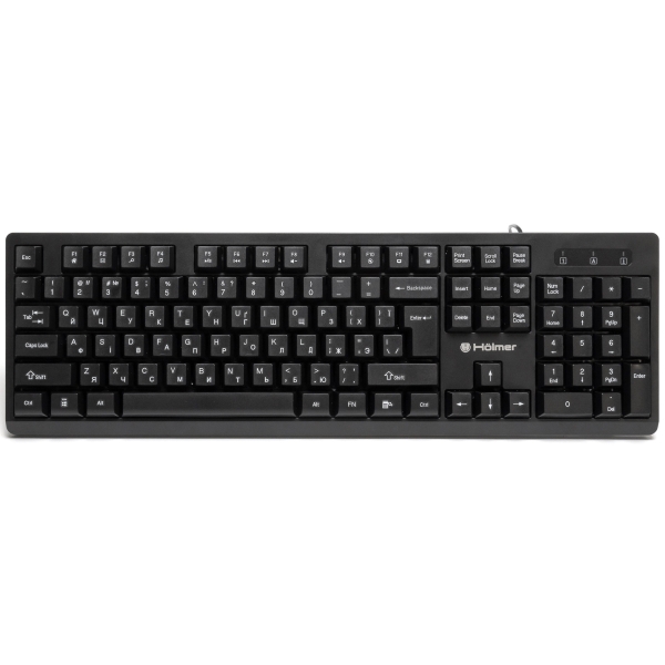 Клавіатура дротова Hölmer K-02OF чорний