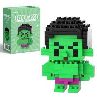 Конструктор піксельний Bricks 3023-F Халк 150 деталей