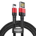 Кабель USB/Apple Lightning 1 м Baseus Special Edition 2.4 А чорний з червоним