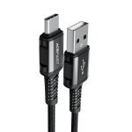 Кабель USB/Type-C 1.2 м ACEFAST C1-04 3 А чорний