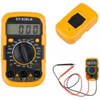 Мультиметр цифровий Digital Multimeter DT830LN чорний з жовтим