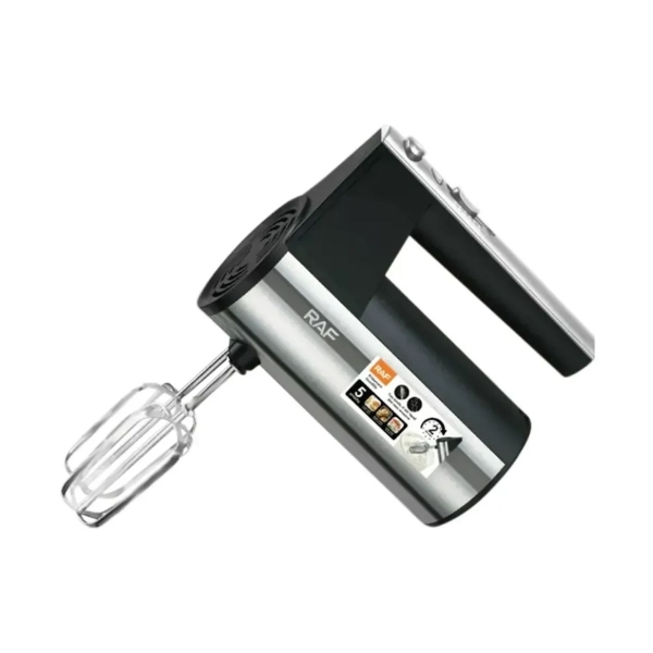 / Міксер ручний занурювальний RAF R-6629A 800 Вт, 5 швидкостей, метал