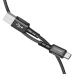 Кабель USB/Type-C 1.2 м ACEFAST C1-04 3 А чорний Кабель USB/Type-C 1.2 м ACEFAST C1-04 3 А чорний