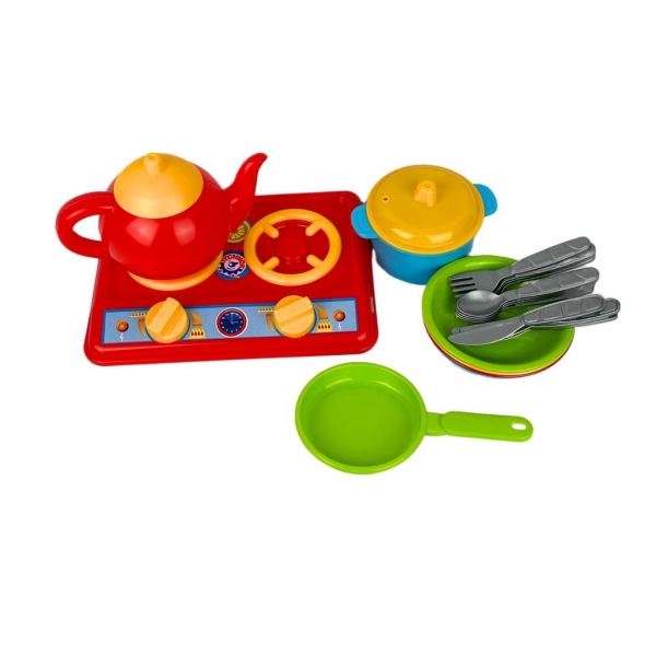 Дитячий ігровий набір 20в1 Кухня Technok Toys Галинка-7 з плитою