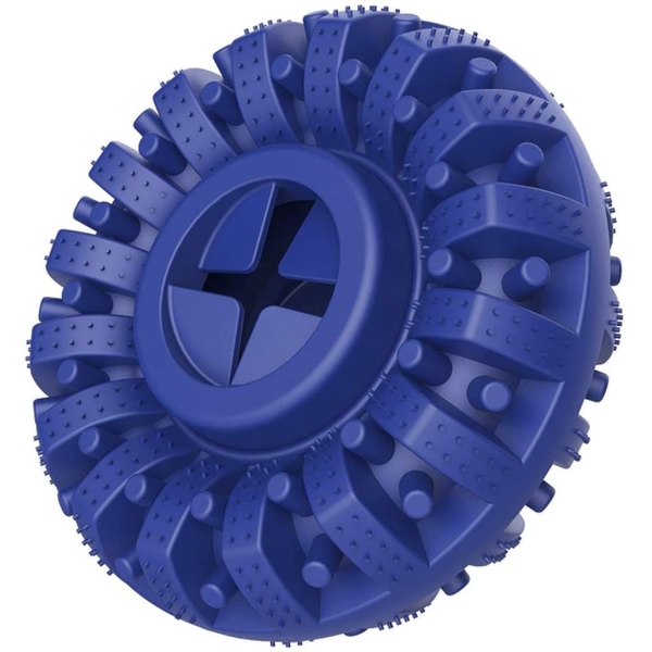 Жувальна іграшка колесо для собак блакитний