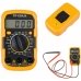 Мультиметр цифровий Digital Multimeter DT830LN чорний з жовтим