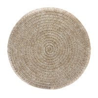 Килимок сервірувальний Empire EM4223 Рон круглий 38 см бежевий