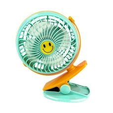 Вентилятор портативний GF-175 з прищіпкою діаметр 9 см бірюзовий