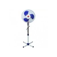 Вентилятор підлоговий Wimpex WX-1611 діаметр 41 см білий з блакитним