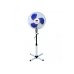 Вентилятор підлоговий Wimpex WX-1611 діаметр 41 см білий з блакитним