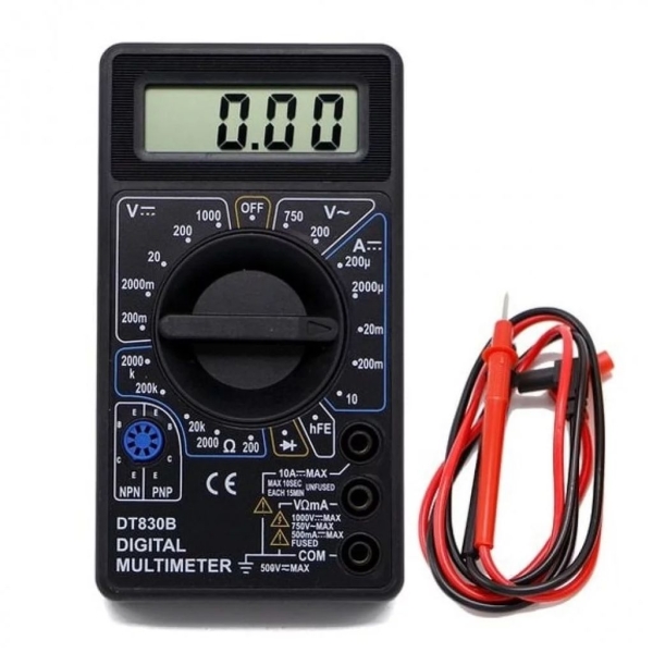 Мультиметр цифровий Digital Multimeter DT-830B чорний Мультиметр цифровий Digital Multimeter DT-830B чорний