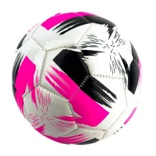 М'яч футбольний №5 MS3832 білий з рожевим