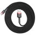 Кабель USB/micro-USB 2 м Baseus Cafule 1.5 А чорний з червоним