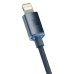 Кабель Type-C/Apple Lightning 2 м Baseus Crystal Shine Series 20 Вт чорний Кабель Type-C/Apple Lightning 2 м Baseus Crystal Shine Series 20 Вт чорний