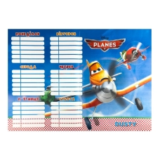 Плакат учнівський Розклад уроків Dusty Planes 47 х 33 см