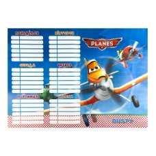 Плакат учнівський Розклад уроків Dusty Planes 47 х 33 см